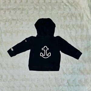 Janie and Jack hoodie, nautical theme, size 2T
